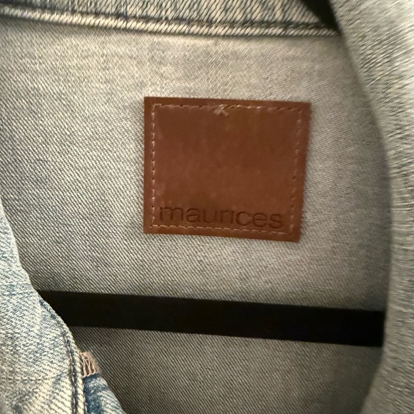 Maurices Light Blue Denim Jacket - Picture 2 of 4